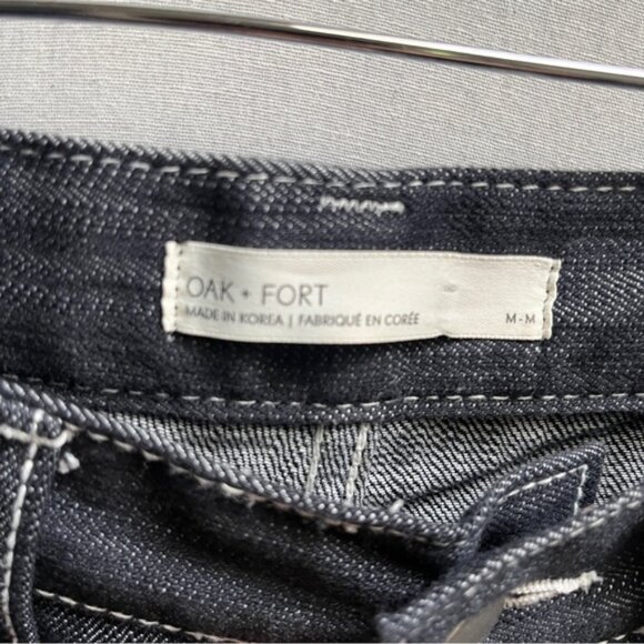 Oak + Fort wide leg carpenter utility denim jeans Sz M - Picture 8 of 16